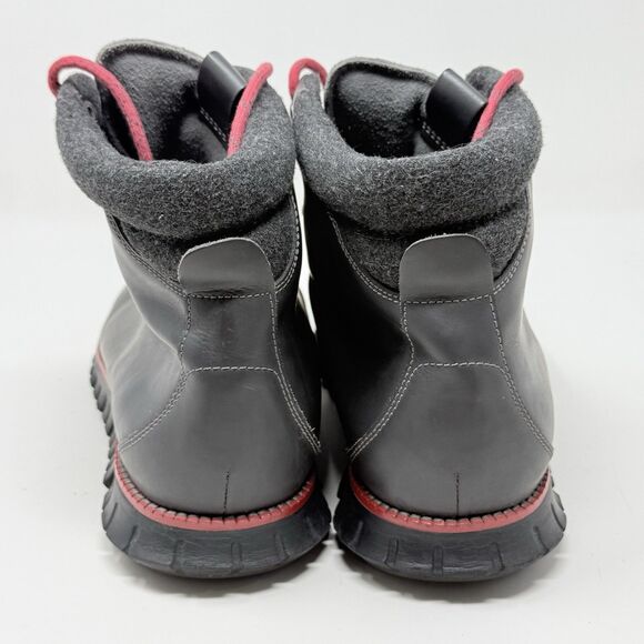 Cole Haan ZeroGrand Water Resistant Hiking Boots Mens 12 M Gray Magnet Leather main image 11